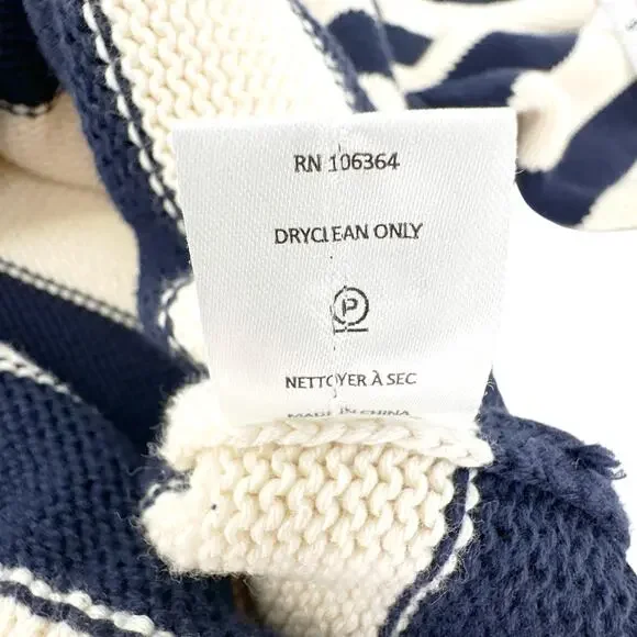 KULE The Tatum Striped Cotton Sweater S - Picture 8 of 11